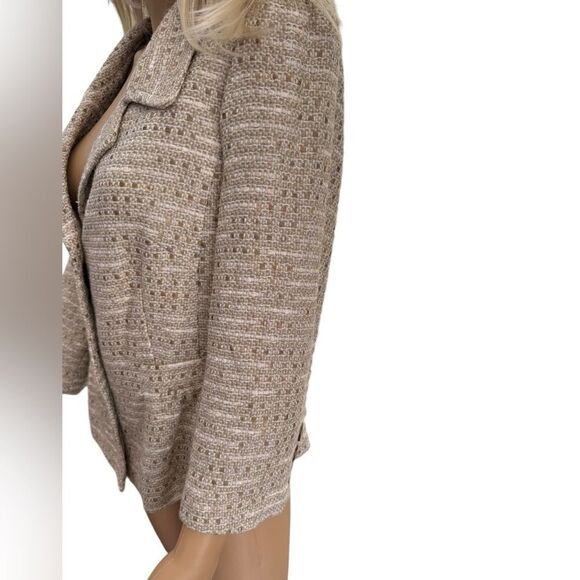 Victor Twine Spring Pales NWT SZ 14 lightweight and lined tweed jacket - Picture 3 of 16